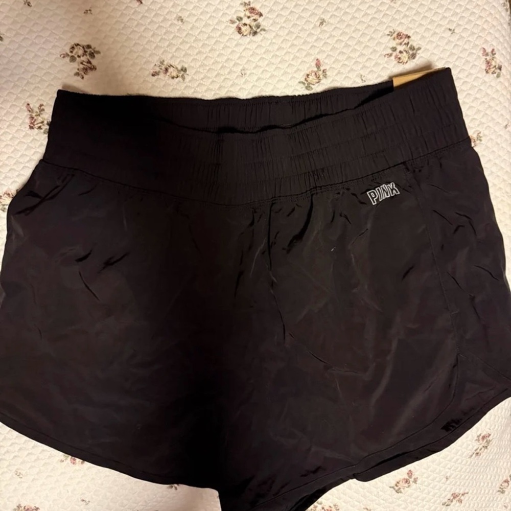 PINK Victoria's Secret Women's Athletic Black Shorts